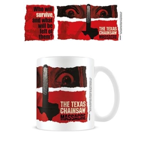 Texas Chainsaw Massacre - Texas Chainsaw Massacre (Newsprint) Mug in der Gruppe MERCHANDISE / Tasse / Soundtrack bei Bengans Skivbutik AB (5669295)