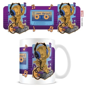 Guardians Of The Galaxy  - Guardians Of The Galaxy (Groot Cassette) White Pod Mug in der Gruppe MERCHANDISE / Tasse / Soundtrack bei Bengans Skivbutik AB (5669298)