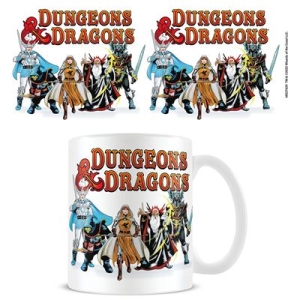 Dungeons & Dragons  - Dungeons & Dragons (Retro Group) Mug in der Gruppe MERCHANDISE / Tasse /  bei Bengans Skivbutik AB (5669307)