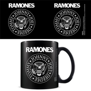 The Ramones - The Ramones (Logo) Black Mug in der Gruppe MERCHANDISE / Tasse / Punk bei Bengans Skivbutik AB (5669319)