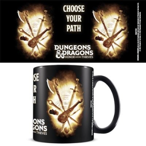 Dungeons & Dragons  - Dungeons & Dragons Movie (Choose Your Path) Black Mug in der Gruppe MERCHANDISE / Tasse /  bei Bengans Skivbutik AB (5669326)