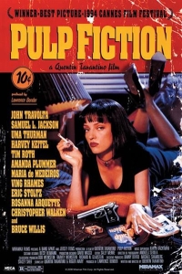 Pulp Fiction - Pulp Fiction - Uma On Bed  Poster (91,5 X 61 Cm) in der Gruppe MERCHANDISE / Poster / Soundtrack bei Bengans Skivbutik AB (5669334)
