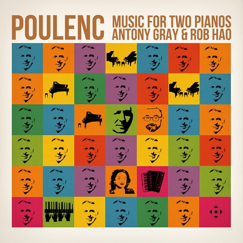 Francis Poulenc - Music For Two Pianos in der Gruppe CD / Klassiskt bei Bengans Skivbutik AB (5669930)