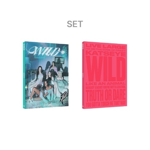 Katseye - Wild SET + Weverse (WS) in der Gruppe Minishops / K-Pop Minishops / Katseye bei Bengans Skivbutik AB (5670037)