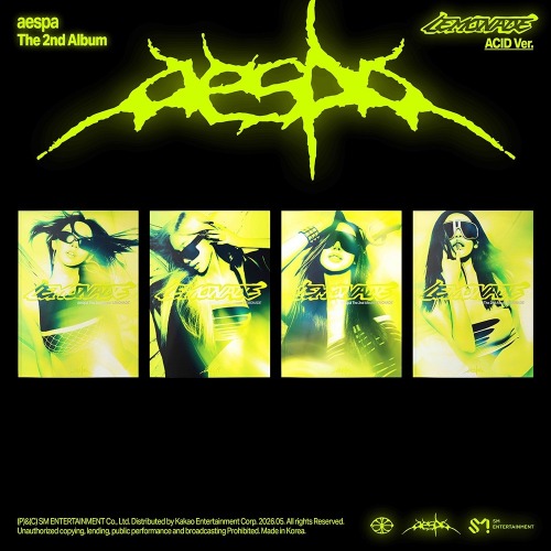 aespa - Lemonade (Acid Ver.) (Random Ver.) in der Gruppe Minishops / K-Pop Minishops / Aespa bei Bengans Skivbutik AB (5670528)