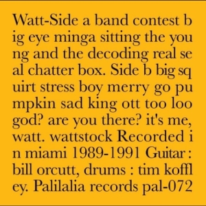 Watt - Recorded In Miami 1989-1991 in der Gruppe VINYL / Nyheter / Pop-Rock bei Bengans Skivbutik AB (5670841)