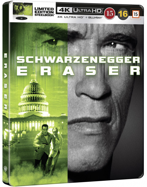 Movie - Eraser (Ltd Steelbook 4K UHD + Blu-ray) in der Gruppe UNSERE TIPPS / Freitagsveröffentlichungen / 2026-06-19 bei Bengans Skivbutik AB (5671058)