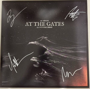 At The Gates - The Ghost Of A Future Dead - (SIGNED! / Opaque Grey Vinyl LP + Booklet & Poster) in der Gruppe VINYL / Nyheter / Hårdrock bei Bengans Skivbutik AB (5671070)