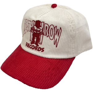 Death Row - Logo Corduroy Wht/Red Baseball Cap in der Gruppe MERCHANDISE / Kappe /  /  bei Bengans Skivbutik AB (5671093)