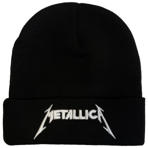 Metallica - Logo Bl Beanie Hat in der Gruppe MERCHANDISE / Merch / Kommande / Hårdrock bei Bengans Skivbutik AB (5671111)