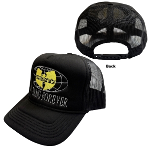 Wu Tang Clan - Forever Worldwide Bl Mesh-Back Cap in der Gruppe MERCHANDISE / Kappe /  /  bei Bengans Skivbutik AB (5671130)