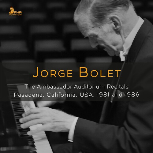 Jorge Bolet - The Ambassador Auditorium Recitals in der Gruppe CD / Klassiskt bei Bengans Skivbutik AB (5671297)