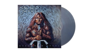 Sacred Steel - Reborn In Steel (Clear Vinyl Lp) in der Gruppe VINYL / Kommande / Hårdrock bei Bengans Skivbutik AB (5671451)