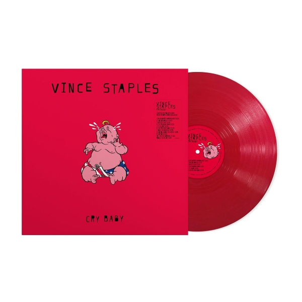 Vince Staples - Cry Baby (Indie Red Vinyl) in der Gruppe UNSERE TIPPS / Freitagsveröffentlichungen / 2026-06-05 bei Bengans Skivbutik AB (5671462)