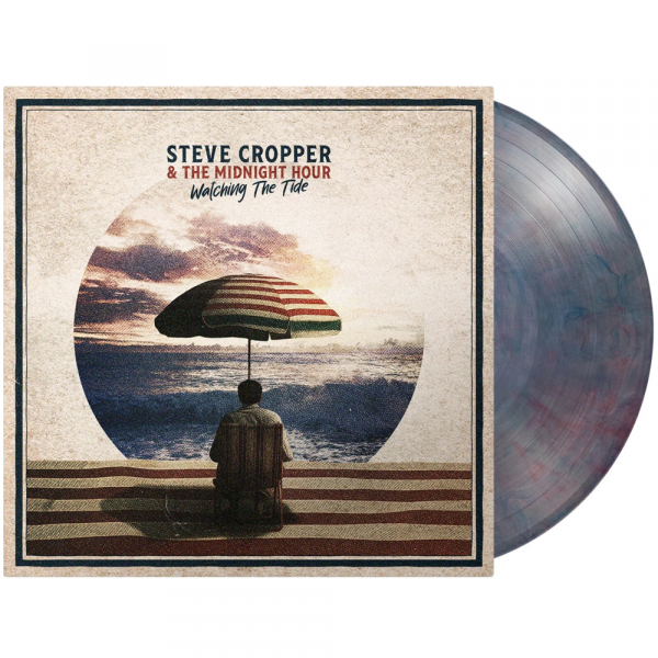 Steve Cropper & The Midnight Hour - Watching The Tide (Blue Vinyl) in der Gruppe VINYL / Kommande / RnB-Soul bei Bengans Skivbutik AB (5671811)