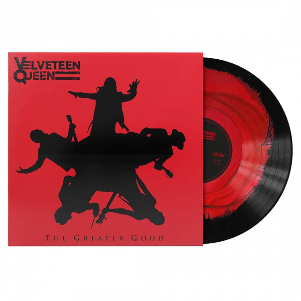 Velveteen Queen - The Greater Good (Red & Black Corona Vinyl LP) in der Gruppe VINYL / Kommande / Hårdrock,Pop-Rock,Svensk Musik bei Bengans Skivbutik AB (5671868)