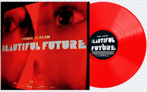 Primal Scream - Beautiful Future (Ltd Red Vinyl) in der Gruppe VINYL / Kommande / Pop-Rock bei Bengans Skivbutik AB (5672581)