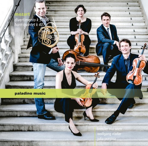 Mozart W A - Divertimento K563 & Horn Quintet K4 in der Gruppe CD / Klassiskt bei Bengans Skivbutik AB (5672939)