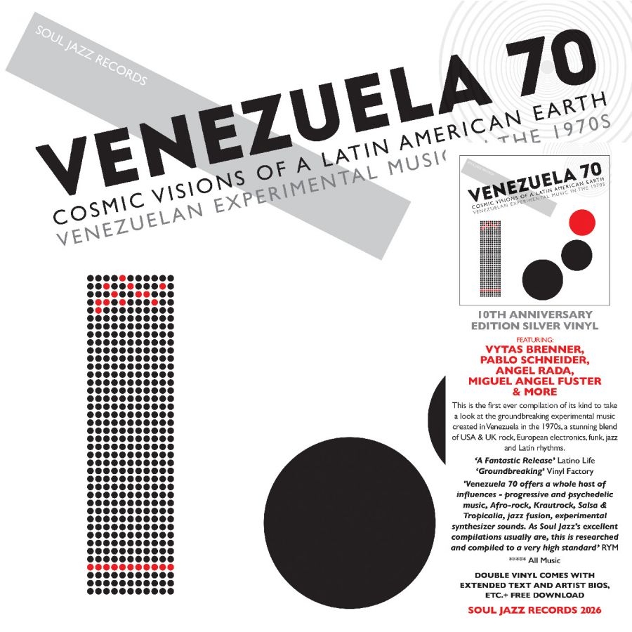 Soul Jazz Records Presents - Venezuela 70: Cosmic Visions Of A L in der Gruppe VINYL / Kommande / Pop-Rock bei Bengans Skivbutik AB (5673105)