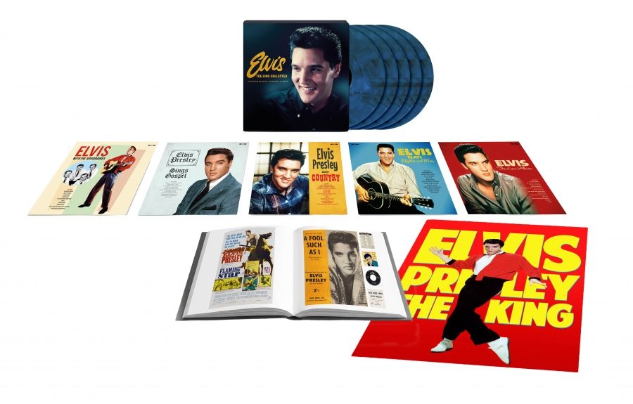Presley Elvis - King Collected The (5 Lp Marbled Vi in der Gruppe VINYL / Kommande / Pop-Rock bei Bengans Skivbutik AB (5673175)