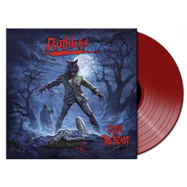 Ruthless - Curse Of The Beast (Red Vinyl Lp) in der Gruppe VINYL / Kommande / Hårdrock bei Bengans Skivbutik AB (5673439)