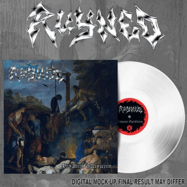 Ruyned - Profanum Sacrificium (White Vinyl L in der Gruppe VINYL / Kommande / Hårdrock bei Bengans Skivbutik AB (5673680)