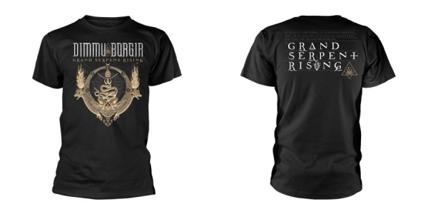 Dimmu Borgir - T/S Grand Serpent Rising (Xxl) in der Gruppe MERCHANDISE / T-shirt / Kommande / Hårdrock bei Bengans Skivbutik AB (5673695)