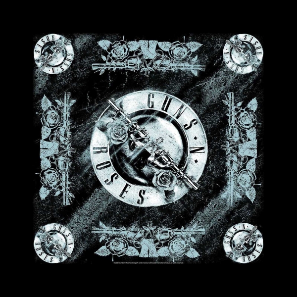 Guns N' Roses - Logo Bandana in der Gruppe MERCHANDISE / Merch / Nyheter / Hårdrock bei Bengans Skivbutik AB (5673753)