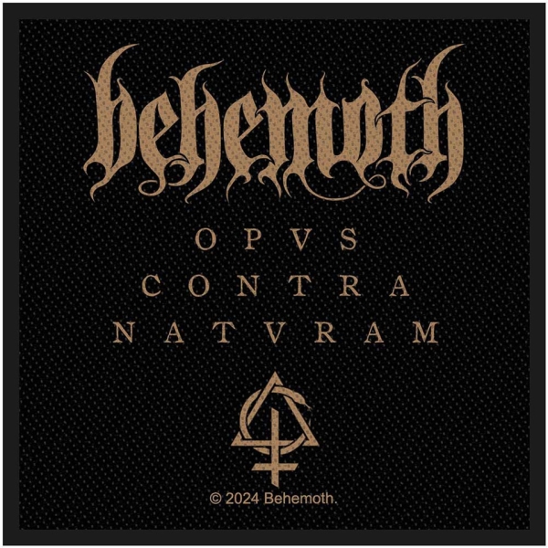 Behemoth - Opvs Contra Natvram Standard Patch in der Gruppe MERCHANDISE / Stoffaufnäher / / bei Bengans Skivbutik AB (5673980)