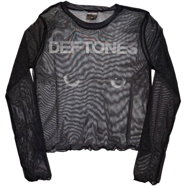 Deftones - Sphynx Lady Bl Mesh Crop in der Gruppe MERCHANDISE / T-shirt / Nyheter / Hårdrock bei Bengans Skivbutik AB (5673997r)