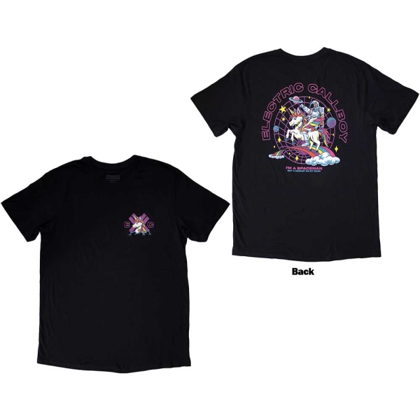 Electric Callboy - Spaceman Unicorn Uni Bl T-Shirt in der Gruppe MERCHANDISE / T-shirt / Nyheter / Pop-Rock bei Bengans Skivbutik AB (5673999r)
