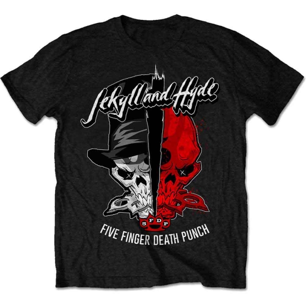 Five Finger Death Punch - Jekyll & Hyde Uni Bl T-Shirt in der Gruppe MERCHANDISE / T-shirt / Nyheter / Hårdrock bei Bengans Skivbutik AB (5674001r)