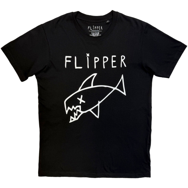 Flipper - Long Fish Uni Bl T-Shirt in der Gruppe MERCHANDISE / T-shirt / Nyheter / Punk bei Bengans Skivbutik AB (5674002r)