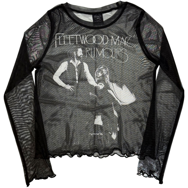 Fleetwood Mac - Rumours Lady Bl Mesh Crop in der Gruppe MERCHANDISE / T-shirt / Nyheter / Pop-Rock bei Bengans Skivbutik AB (5674003r)