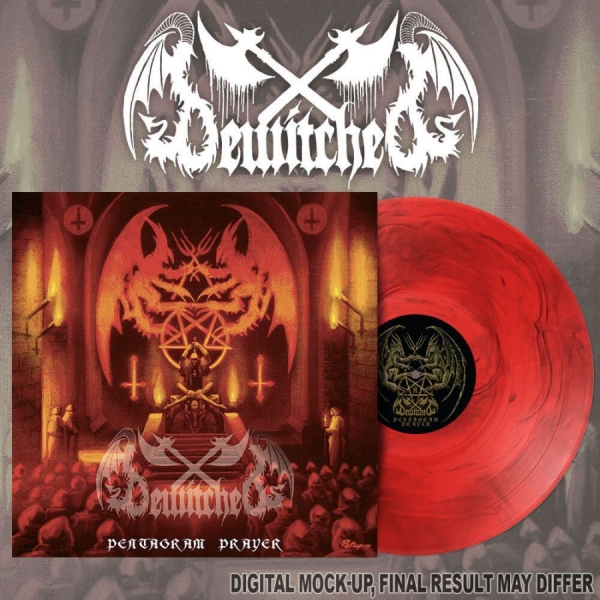 Bewitched - Pentagram Prayer (Neon Orange Black in der Gruppe VINYL / Kommande / Hårdrock bei Bengans Skivbutik AB (5674062)
