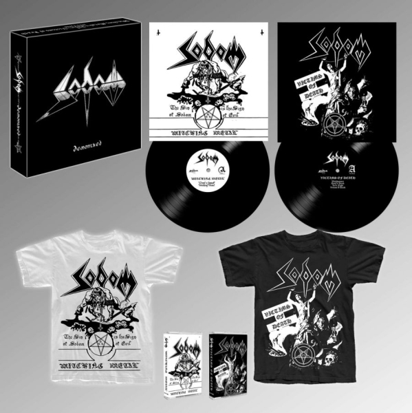 Sodom - Demonized (2 Lp Black Vinyl, Mc, T- in der Gruppe VINYL / Kommande / Hårdrock bei Bengans Skivbutik AB (5674109)