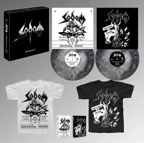 Sodom - Demonized (2 Lp Galaxy Vinyl, Mc, T in der Gruppe VINYL / Kommande / Hårdrock bei Bengans Skivbutik AB (5674111)