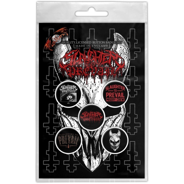 Slaughter - To Prevail Logo Button Badge Pack in der Gruppe MERCHANDISE / Pin-Button Badge /  /  bei Bengans Skivbutik AB (5674315)