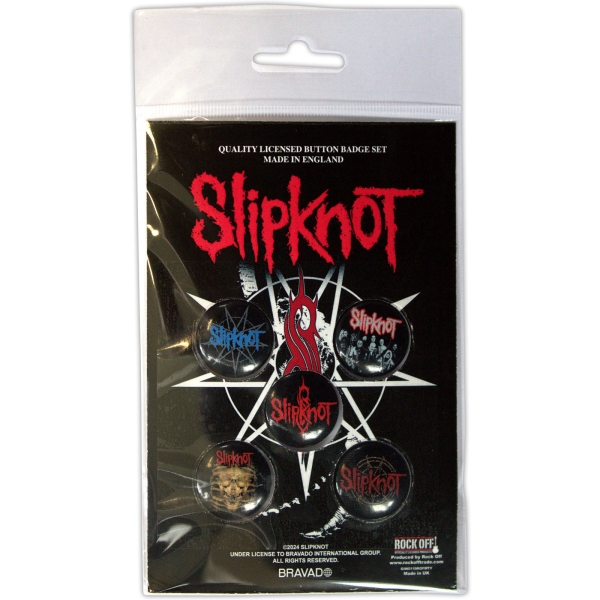 Slipknot - Tribal S Button Badge Pack in der Gruppe MERCHANDISE / Pin-Button Badge / / bei Bengans Skivbutik AB (5674320)