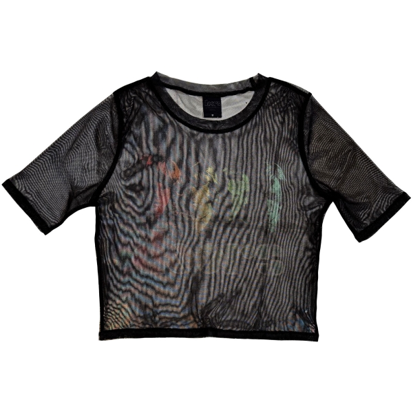 The Doors - Spectrum Lady Bl Mesh Crop T-Shirt in der Gruppe MERCHANDISE / T-shirt / Nyheter / Pop-Rock bei Bengans Skivbutik AB (5674534r)