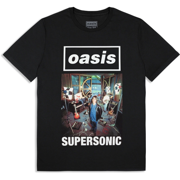 Oasis - Supersonic Single Cover Bl T-Shirt in der Gruppe MERCHANDISE / T-shirt / Nyheter / Pop-Rock bei Bengans Skivbutik AB (5674562r)