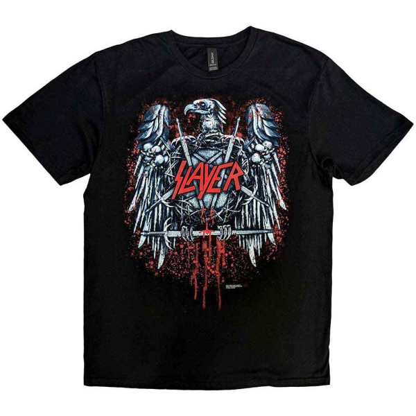 Slayer - Ammunition Eagle Uni Bl T-Shirt in der Gruppe MERCHANDISE / T-shirt / Nyheter / Hårdrock bei Bengans Skivbutik AB (5674586r)