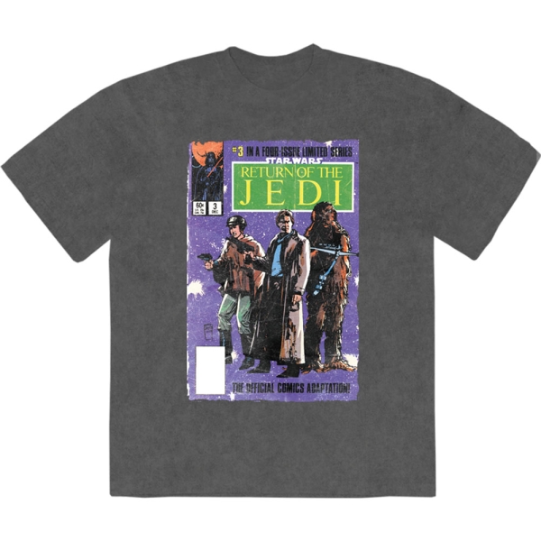 Star Wars - Return Of The Jedi Comic Stone Wash Uni Char T-Shirt in der Gruppe MERCHANDISE / T-shirt / Nyheter / Film-Musikal bei Bengans Skivbutik AB (5674592r)
