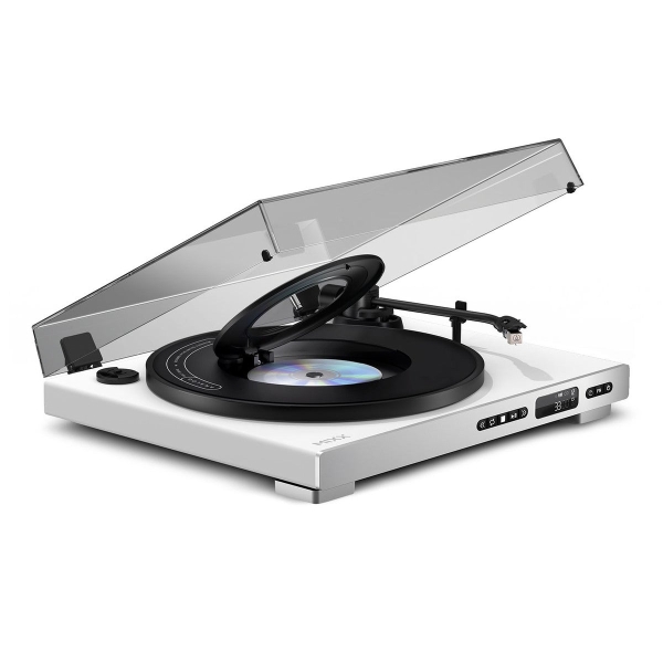 Turntable/Cd - Vinyl- Och Cd-Spelare Analog Plus 2-In-1 Vit in der Gruppe / bei Bengans Skivbutik AB (5674635)