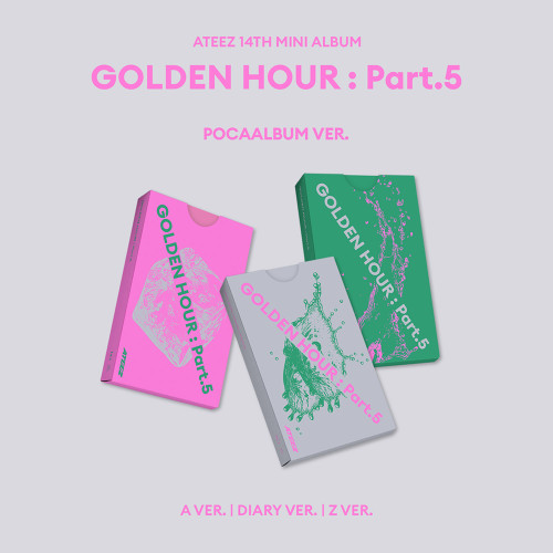 Ateez - Golden Hour : Part 5 (Pocaalbum) (Random Ver.) in der Gruppe MERCHANDISE / Merch+Code / Kommande / K-Pop bei Bengans Skivbutik AB (5675062)