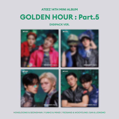 Ateez - Golden Hour : Part 5 (Digipack Unit Ver.) (Random Ver.) + Photocard in der Gruppe CD / Kommande / K-Pop bei Bengans Skivbutik AB (5675065)