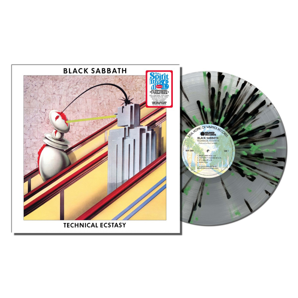 Black Sabbath - Technical Ectasy (Clear W/ Green/Black Splatter Vinyl) in der Gruppe VINYL / Kommande / Hårdrock bei Bengans Skivbutik AB (5675087)