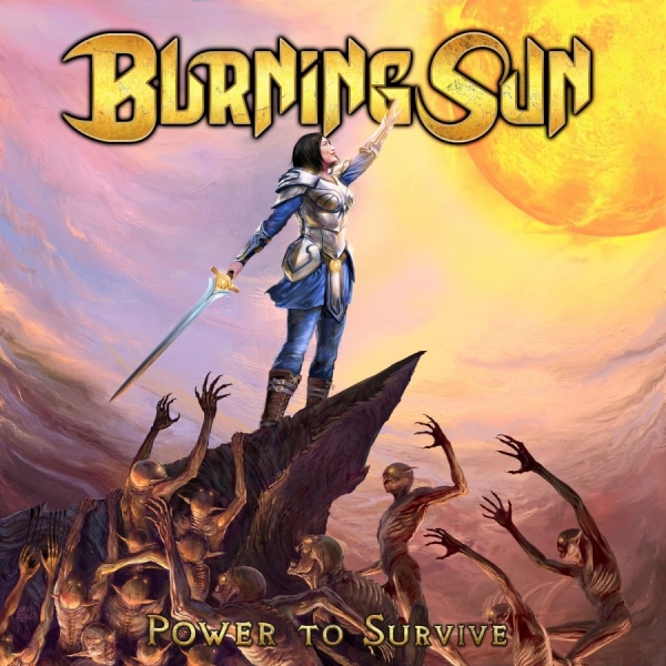 Burning Sun - Power To Survive in der Gruppe CD / Kommande / Hårdrock bei Bengans Skivbutik AB (5675158)