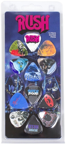 Rush - Guitar Picks (12 Pack) in der Gruppe MERCHANDISE / Merch / Hårdrock bei Bengans Skivbutik AB (5675513)