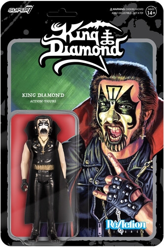 King Diamond - Super7 Reaction Figures - King Diamond in der Gruppe MERCHANDISE / Merch / Hårdrock bei Bengans Skivbutik AB (5675524)